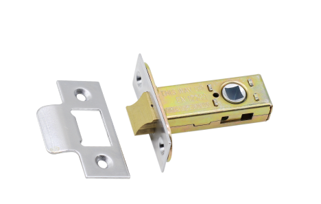 Architectural Tubular Latch Ce / Fd / Certifire - Hang Up Box 63mm Matt Black/Brassed and Chrome/Satin Chrome -Each 1 Architectural Tubular Latch Ce / Fd / Certifire - Hang Up Box 63mm Matt Black/Brassed and Chrome/Satin Chrome -Each