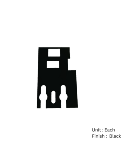 Intumescent Sleeve Kit For 100 / 127mm Tubular Latch 1mm Black Pack