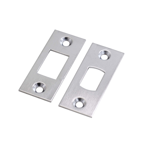 Strike Plate Forend For Tubular Dead Bolt Ce - Available in Multiple Finishes - Each 1 Strike Plate Forend For Tubular Dead Bolt Ce - Available in Multiple Finishes - Each