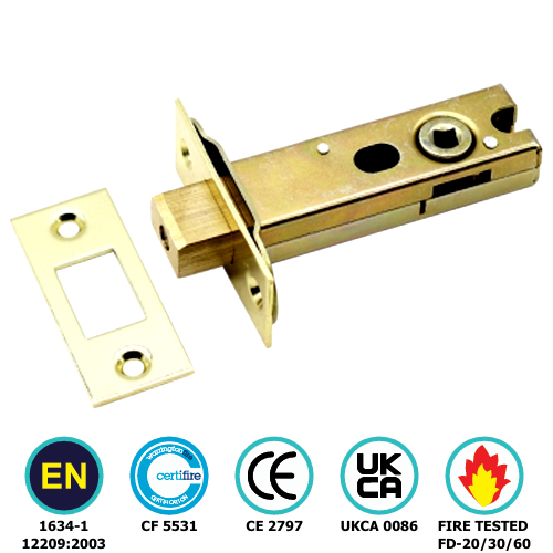 Tubular Dead Bolt Ce / En12209 / Certifire / Satin Chrome Each 2 Tubular Dead Bolt Ce / En12209 / Certifire / Satin Chrome Each