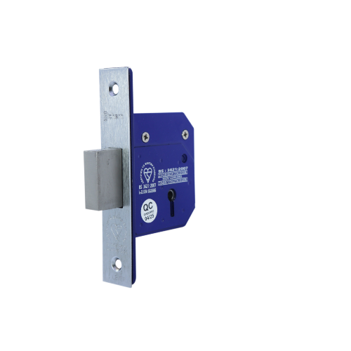 Bs3621 5 Lever Dead Lock (3g114) Retro Fit 66mm, 76mm - Satin Stainless and Electro Brass - Each 1 Bs3621 5 Lever Dead Lock (3g114) Retro Fit 66mm, 76mm - Satin Stainless and Electro Brass - Each