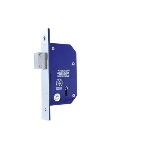 Bs3621 5 Lever Upright Dead Lock (3g110) Retro Fit 73mm - Satin Stainless and Electro Brass - Each 1 Bs3621 5 Lever Upright Dead Lock (3g110) Retro Fit 73mm - Satin Stainless and Electro Brass - Each