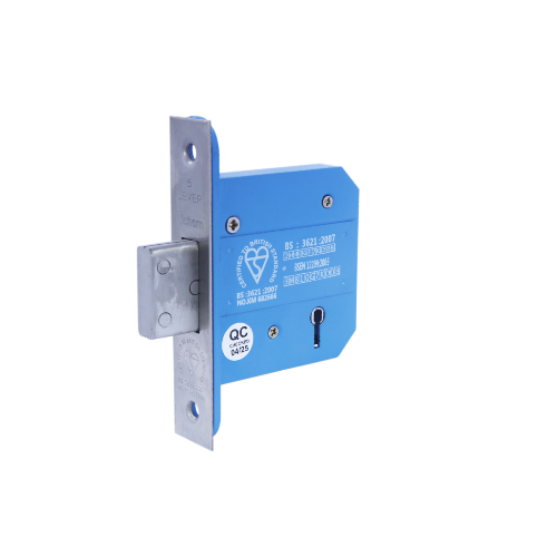 Bs3621 Zenith 5 Lever Dead Lock (Smallest Case) 63mm, 76mm - Satin Stainless and Polished Stainless - Each 1 Bs3621 Zenith 5 Lever Dead Lock (Smallest Case) 63mm, 76mm - Satin Stainless and Polished Stainless - Each