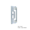 Rebate Set For 114202 2" 3 Lever Lock 13mm Satin Nickel Each 3 Rebate Set For 114202 2
