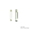 Rebate Set For 3 Lever Sash Lock - Flush Type 13mm Chrome Plated Each 3 Rebate Set For 3 Lever Sash Lock - Flush Type 13mm Chrome Plated Each