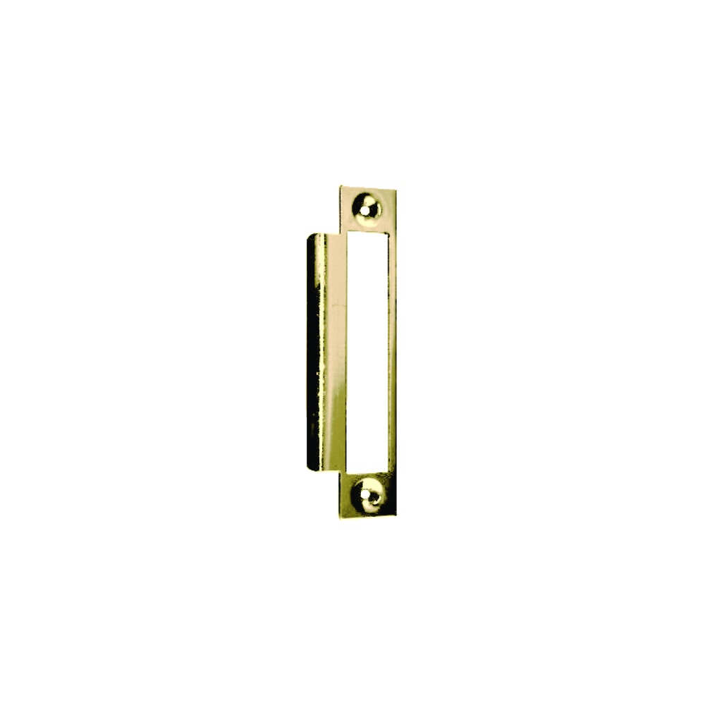 Mortice Lock Keep Plate X 5 Electro Brass Each 1 Mortice Lock Keep Plate X 5 Electro Brass Each