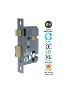 3 Lever Sash Lock - Ce / En12209 / Certifire / Fd - Case Only 63mm