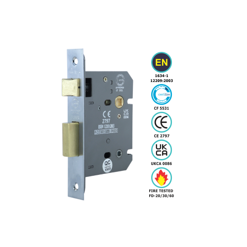 Architectural Bathroom Lock Ce / En12209 / Certifire / Fd 63mm, 76mm - Available in Chrome Plated and Satin Chrome Finish 2 Architectural Bathroom Lock Ce / En12209 / Certifire / Fd 63mm, 76mm - Available in Chrome Plated and Satin Chrome Finish