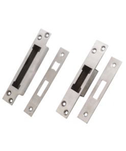 Face Plate And Striker Plate Bs3621 5 Lever Dead Locks Matt Black Each