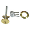 Rim Cylinder C/W 3 Keys With Different Finish Each