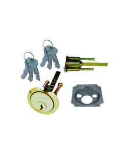 Premium Rim Cylinder - 6 Keys with Different Finish Each