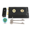Fluted Rim Lock 150 X 100mm with Multiple Finish Each 3 Fluted Rim Lock 150 X 100mm with Multiple Finish Each