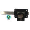Long Throw Euro Cylinder Gate Lock Single C/W Key & Turn Cyl Epoxy Black Each 3 Long Throw Euro Cylinder Gate Lock Single C/W Key & Turn Cyl Epoxy Black Each