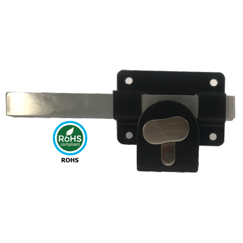 Long Throw Euro Cylinder Gate Lock Single C/W Key & Turn Cyl Epoxy Black Each 2 Long Throw Euro Cylinder Gate Lock Single C/W Key & Turn Cyl Epoxy Black Each