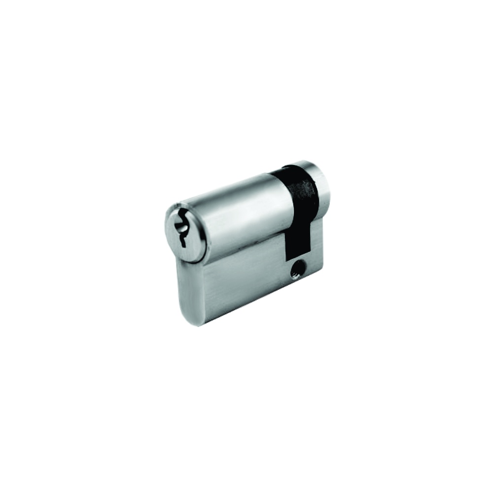 Euro Profile Cylinder - Single 45mm Satin Chrome Each 1 Euro Profile Cylinder - Single 45mm Satin Chrome Each