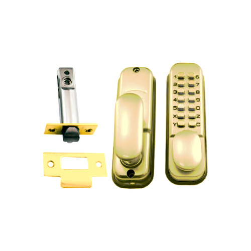 Digital Lock - 2nd Generation - C/W Hold Back 140mm with Satin Chrome and Matt Black Each 1 Digital Lock - 2nd Generation - C/W Hold Back 140mm with Satin Chrome and Matt Black Each