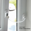 Stylo Suite Door Handle on Lockplate Polished Chrome/Satin Chrome - latchplate 3 Stylo Suite Door Handle on Lockplate Polished Chrome/Satin Chrome - latchplate