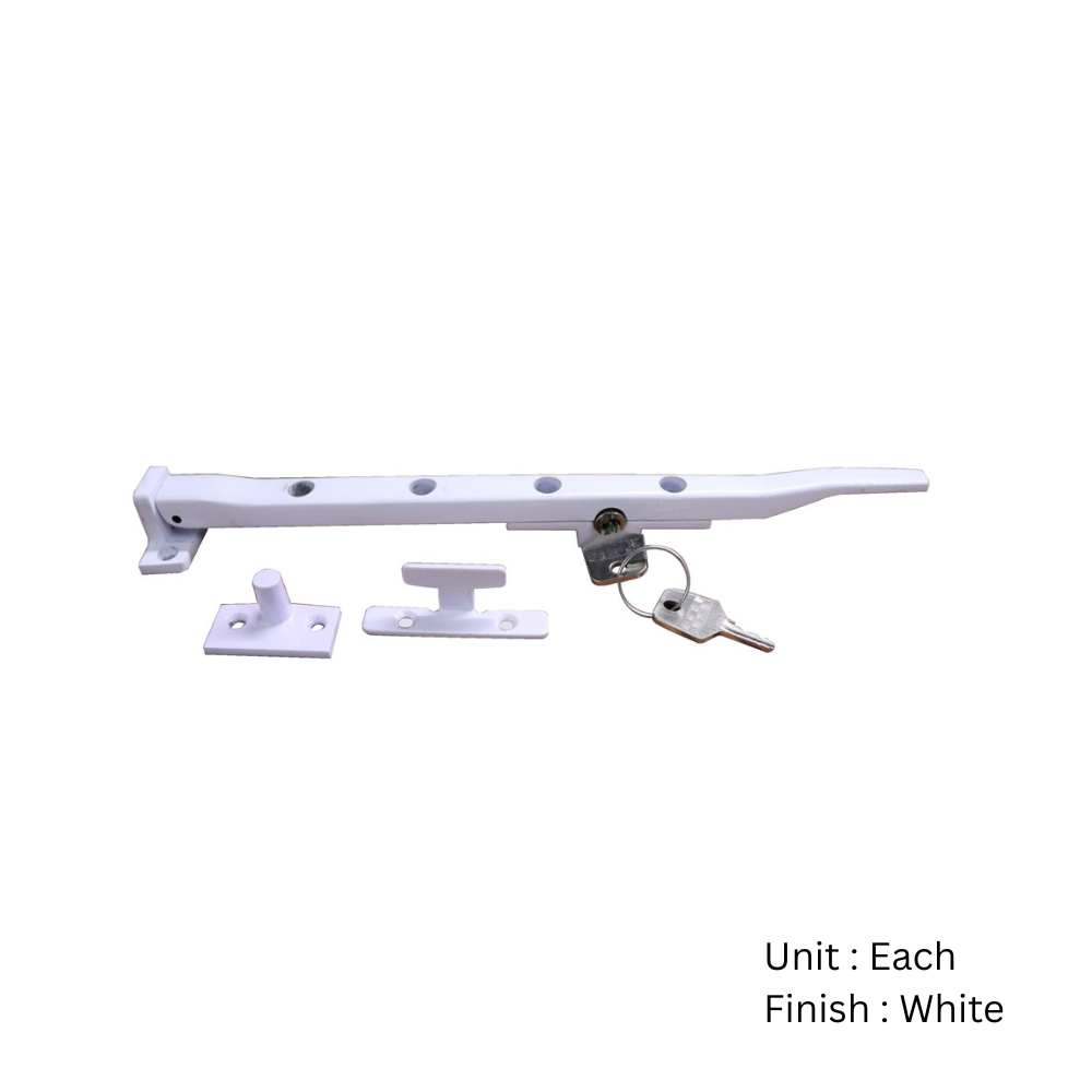Locking Casement Stay 250mm with Multiple Finish Each 2 Locking Casement Stay 250mm with Multiple Finish Each