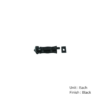 Black Antique Scroll Straight Door Bolt 75mm and 100mm Epoxy Black Each 4 Black Antique Scroll Straight Door Bolt 75mm and 100mm Epoxy Black Each