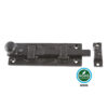 Black Antique Door Bolt With Knob - Straight 75mm and 100 Epoxy Black Each 3 Black Antique Door Bolt With Knob - Straight 75mm and 100 Epoxy Black Each