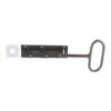 Steel Bow Handle Bolt C/W Receiver Plate 300mm, 450mm and Different Finish Each