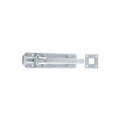 Steel Foot Bolt C/W Receiver Plate 200mm Bright Zinc Plated and Epoxy Black Finish Each 1 Steel Foot Bolt C/W Receiver Plate 200mm Bright Zinc Plated and Epoxy Black Finish Each