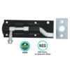 Necked Tower Bolt - Prepack Epoxy Black and Galvorite Silver Finish with Different Sizes Each 3 Necked Tower Bolt - Prepack Epoxy Black and Galvorite Silver Finish with Different Sizes Each
