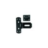 Vertical Hasp And Staple 150mm Black Durosil and Galvorite Silver Finish Each