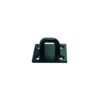 Staple For Heavy Hasp 50 X 50mm Black Durosil and Galvorite Silver Finish Each
