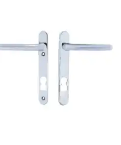 Invincible Surefire Lever Lever UPVC Multipoint Door Handles - 92mm PZ 122mm Screw Centres