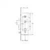 Gibbons Monalock Copy Gearbox With Snib For Aluminium Doors - Lift Lever or Double Spindle 3 HS Hardware