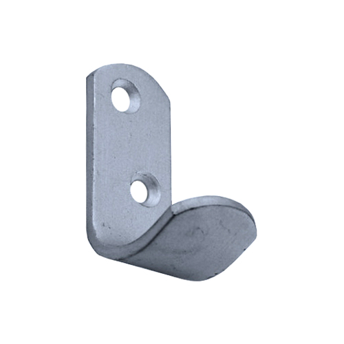 Aluminium Wardrobe Hook - Pack Of 2 51mm Satin Anodised Pack 1 Aluminium Wardrobe Hook - Pack Of 2 51mm Satin Anodised Pack