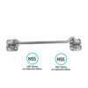Steel Wire Cabin Hook with Available in Different Sizes and Finish Each