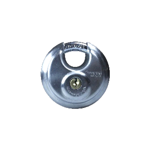Squire Padlock Defender Discus Dfdc70 70mm Silver Each 1 Squire Padlock Defender Discus Dfdc70 70mm Silver Each