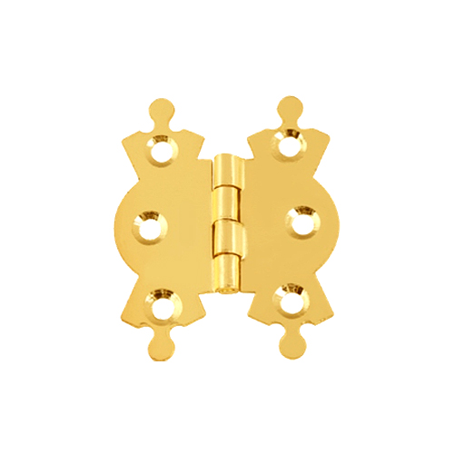 Butterfly Fancy Cabinet Hinge - Pair 51mm Electro Brass Pair 1 Butterfly Fancy Cabinet Hinge - Pair 51mm Electro Brass Pair