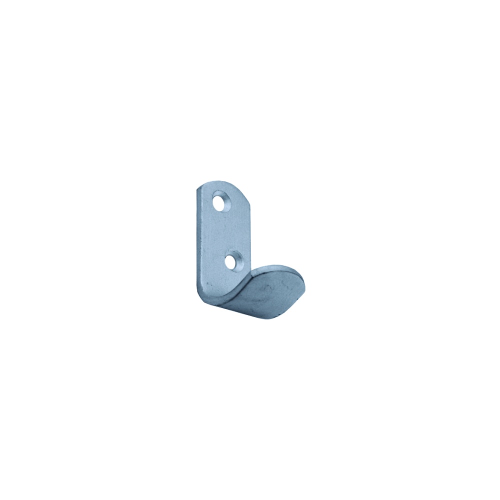 Aluminium Wardrobe Hook 51mm Satin Anodised Each 1 Aluminium Wardrobe Hook 51mm Satin Anodised Each
