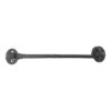 Malleable Cast Cabin Hook - Prepack Epoxy Black and Galvorite Silver Finish with Different Sizes Each