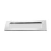 Victorian Letter Plate 250x76mm Chrome Each  Elegant Door Plate