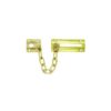 Steel Door Chain 100mm Electro Brass and Chrome Plated Finish Each