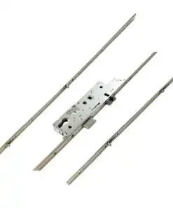 Z-TS Latch Deadbolt 4 Rollers Flat 16mm Faceplate Multipoint Door Lock - Key Wind