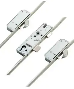 AV2 + Latch Deadbolt 2 Hooks Flat 16mm Faceplate Autolocking Multipoint Door Lock