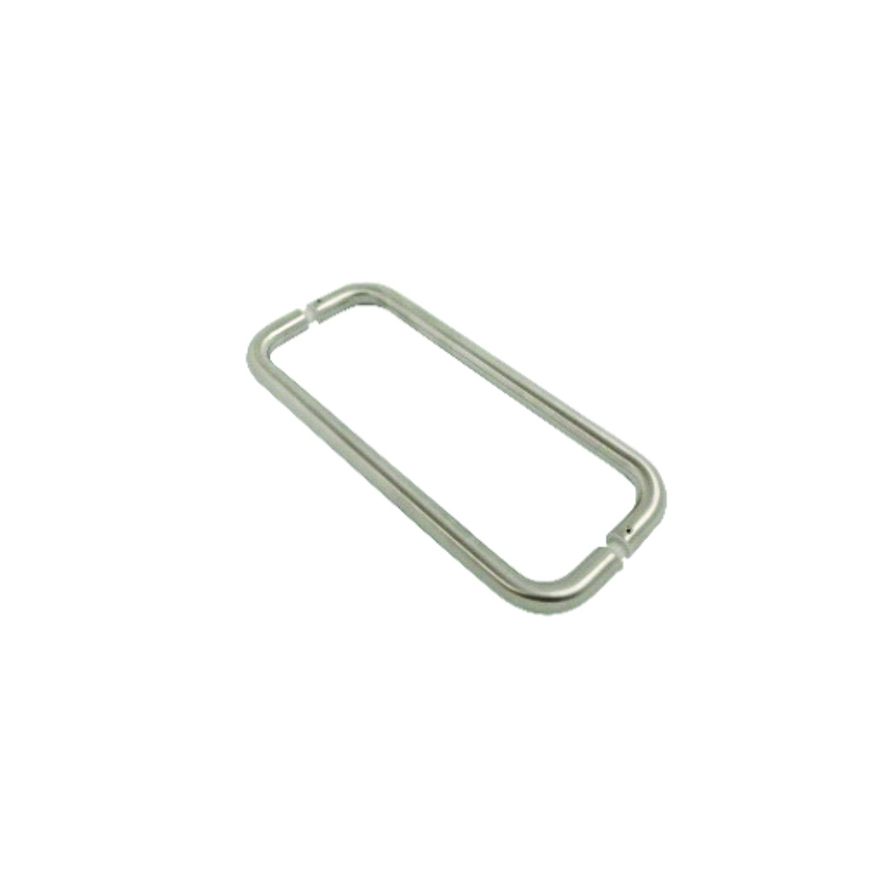 Stainless Steel - Back To Back Pull Handle - Brass Insert Satin Stainless with Different Sizes Pair 1 Stainless Steel - Back To Back Pull Handle - Brass Insert Satin Stainless with Different Sizes Pair