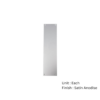 Aluminium Finger Plate - Plain 300 X 76mm Satin Anodised Each 3 Aluminium Finger Plate - Plain 300 X 76mm Satin Anodised Each