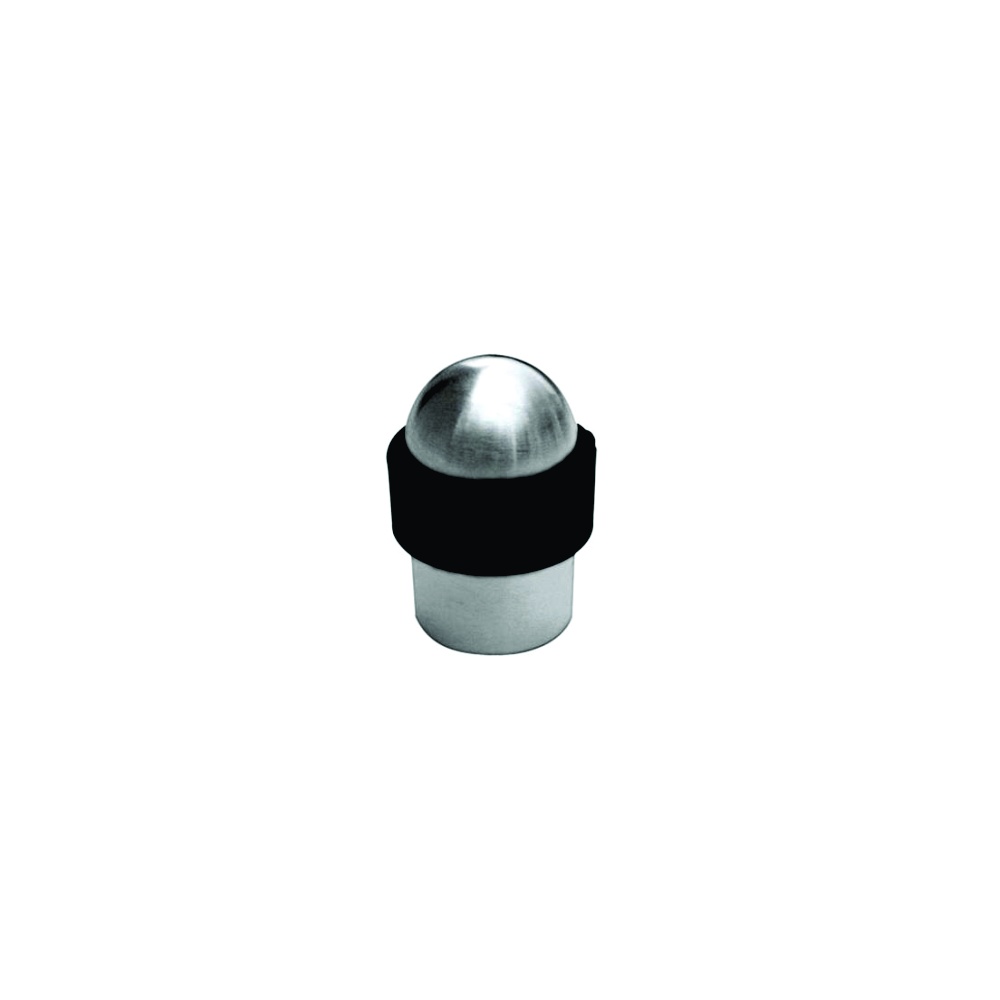 Floor Mounted Stainless Steel Collared Door Stop - Conical 30 X 45mm Satin Each 1 Floor Mounted Stainless Steel Collared Door Stop - Conical 30 X 45mm Satin Each