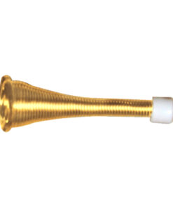 Spring Door Stop - 76mm - Chrome Plated and Electro Brass - Each