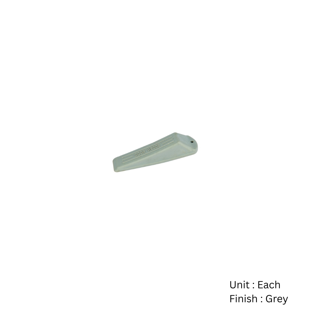 Rubber Door Wedge - Pack Of 5 Grey Pack 2 Rubber Door Wedge - Pack Of 5 Grey Pack