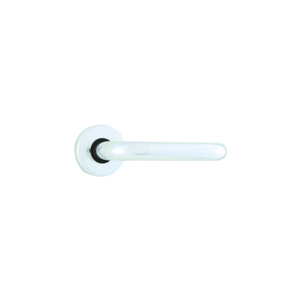 Aluminium Round Rose Latch Round Bar 19mm Satin Anodised Set 1 Aluminium Round Rose Latch Round Bar 19mm Satin Anodised Set