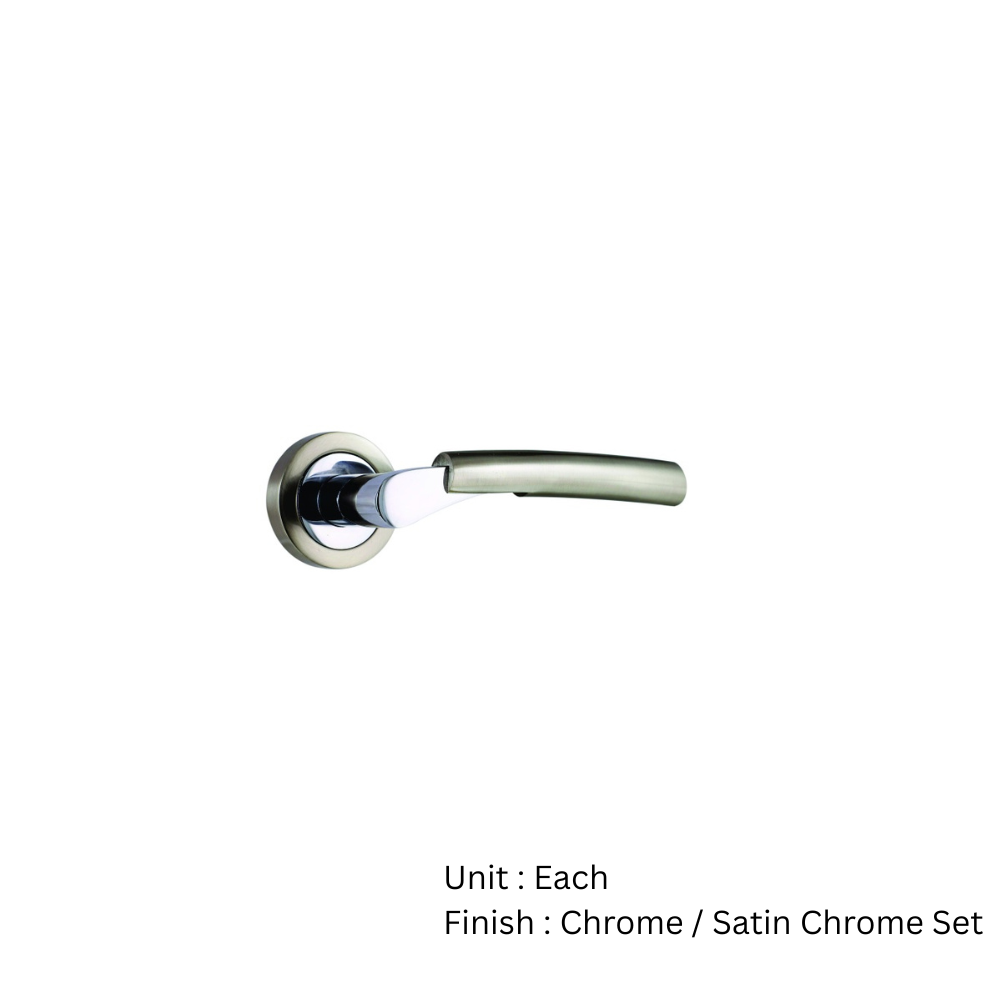 Wallingford Round Rose Latch Other Chrome / Satin Chrome Set 2 Wallingford Round Rose Latch Other Chrome / Satin Chrome Set