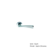 Warkworth Round Lever On Rose Other Satin Chrome Set 4 Warkworth Round Lever On Rose Other Satin Chrome Set