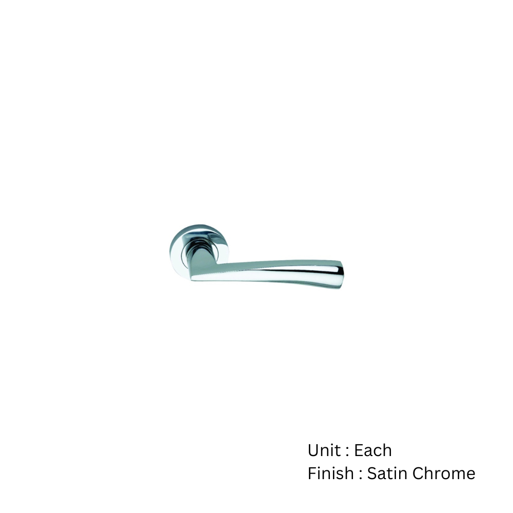 Warkworth Round Lever On Rose Other Satin Chrome Set 2 Warkworth Round Lever On Rose Other Satin Chrome Set